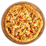 Chicken & Mushroom Pizza 